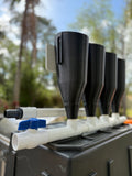 6" Large Durable Lightweight Transom Mounted Bait Tubes
