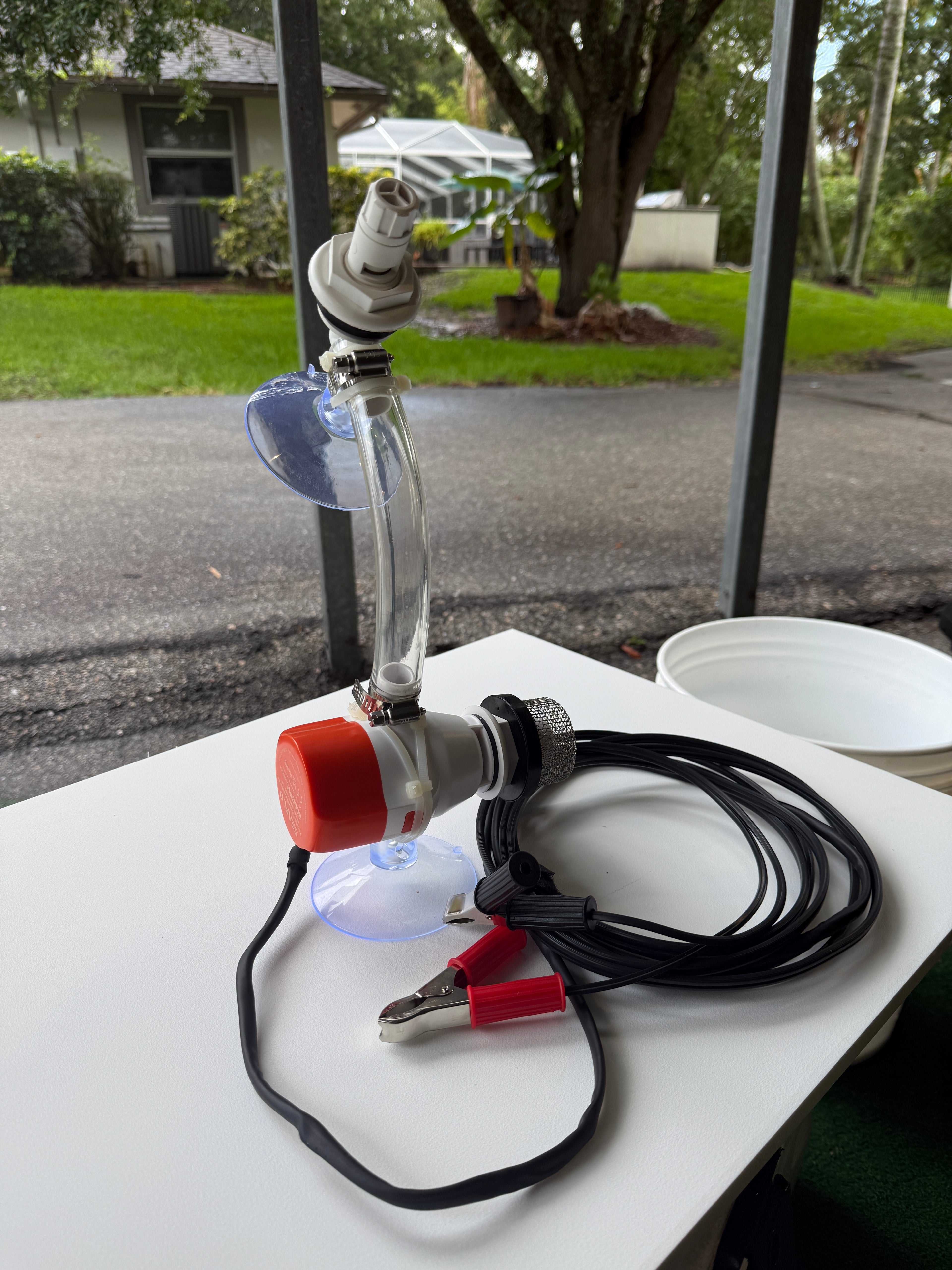 Portable Live Well Setup- Turn any container into a Live Well