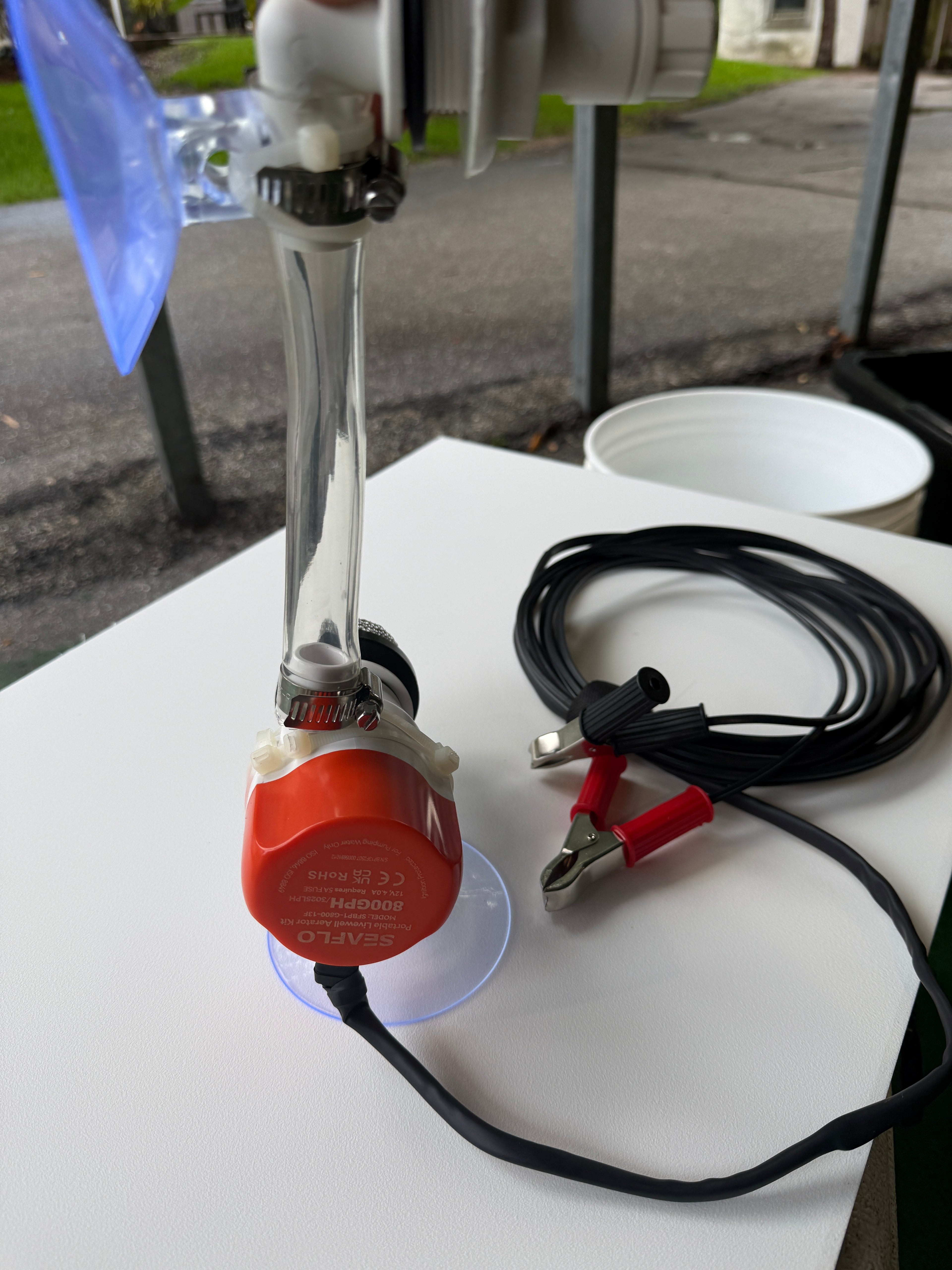 Portable Live Well Setup- Turn any container into a Live Well