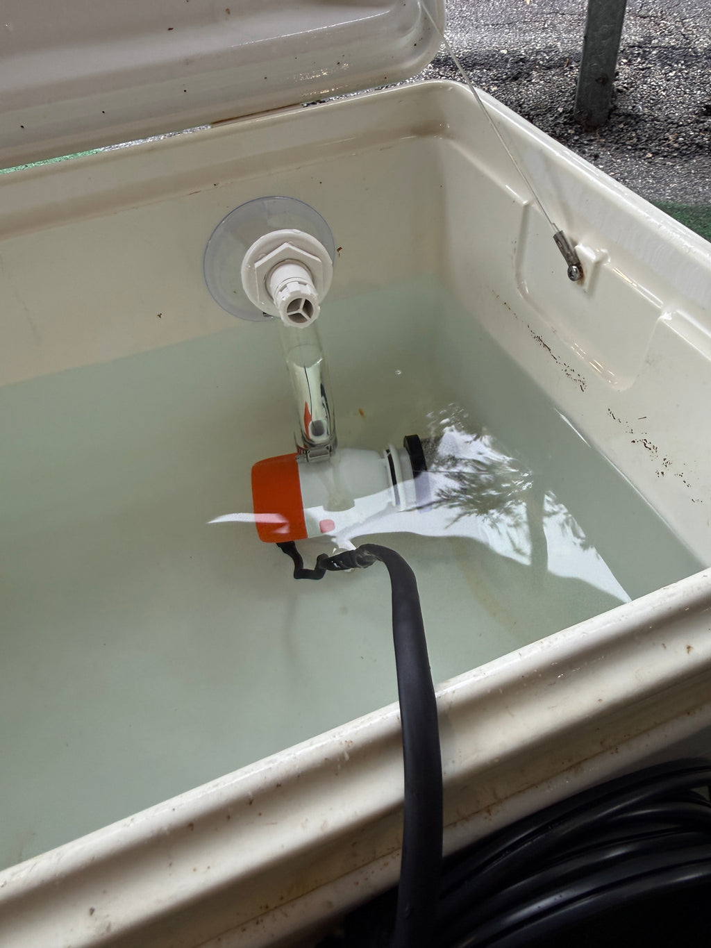 Portable Live Well Setup- Turn any container into a Live Well