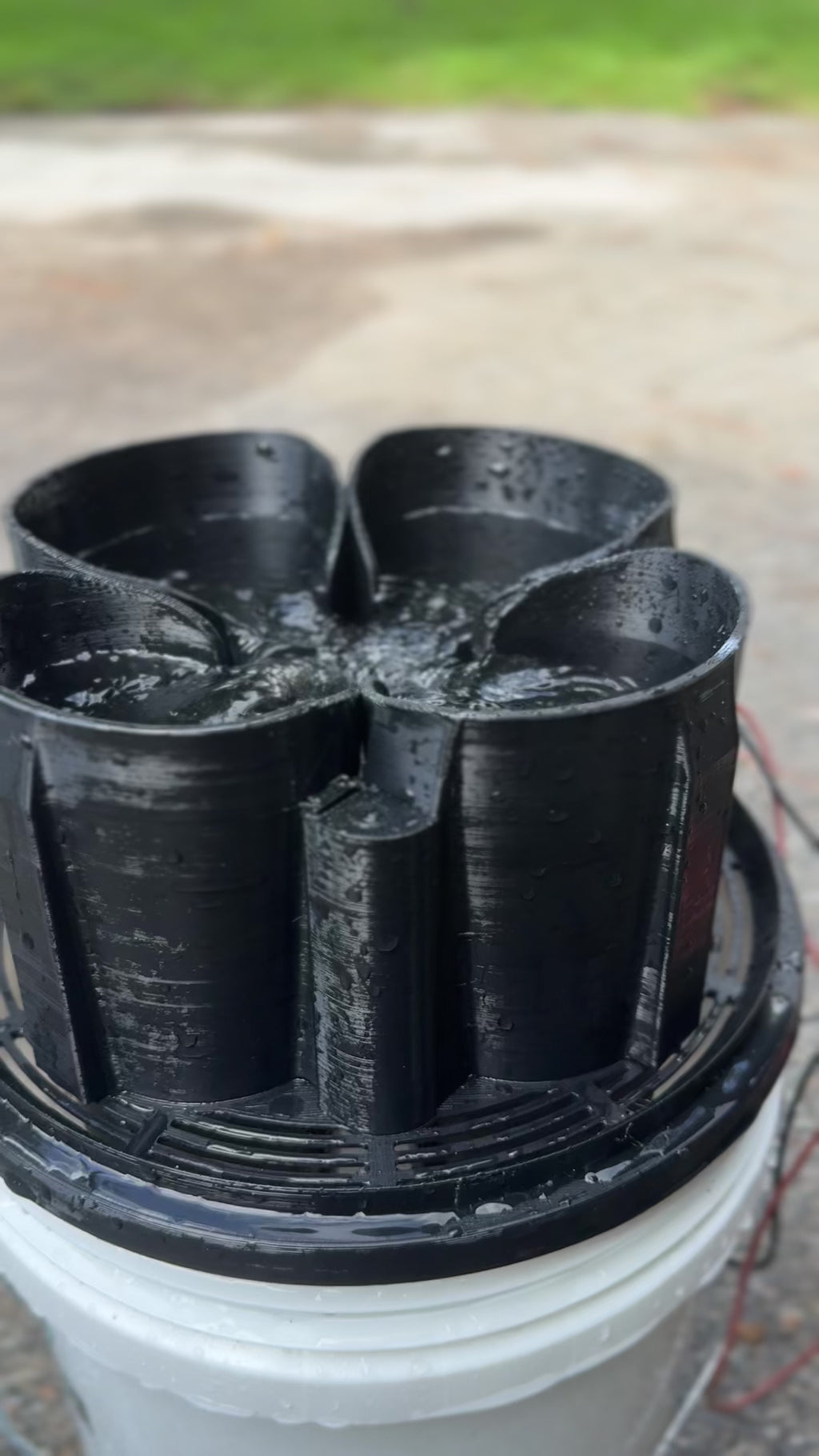 Printed Small Tube Bucket with Pump